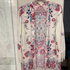 Nurture by Lamaze Pink and Blue Floral Kimono